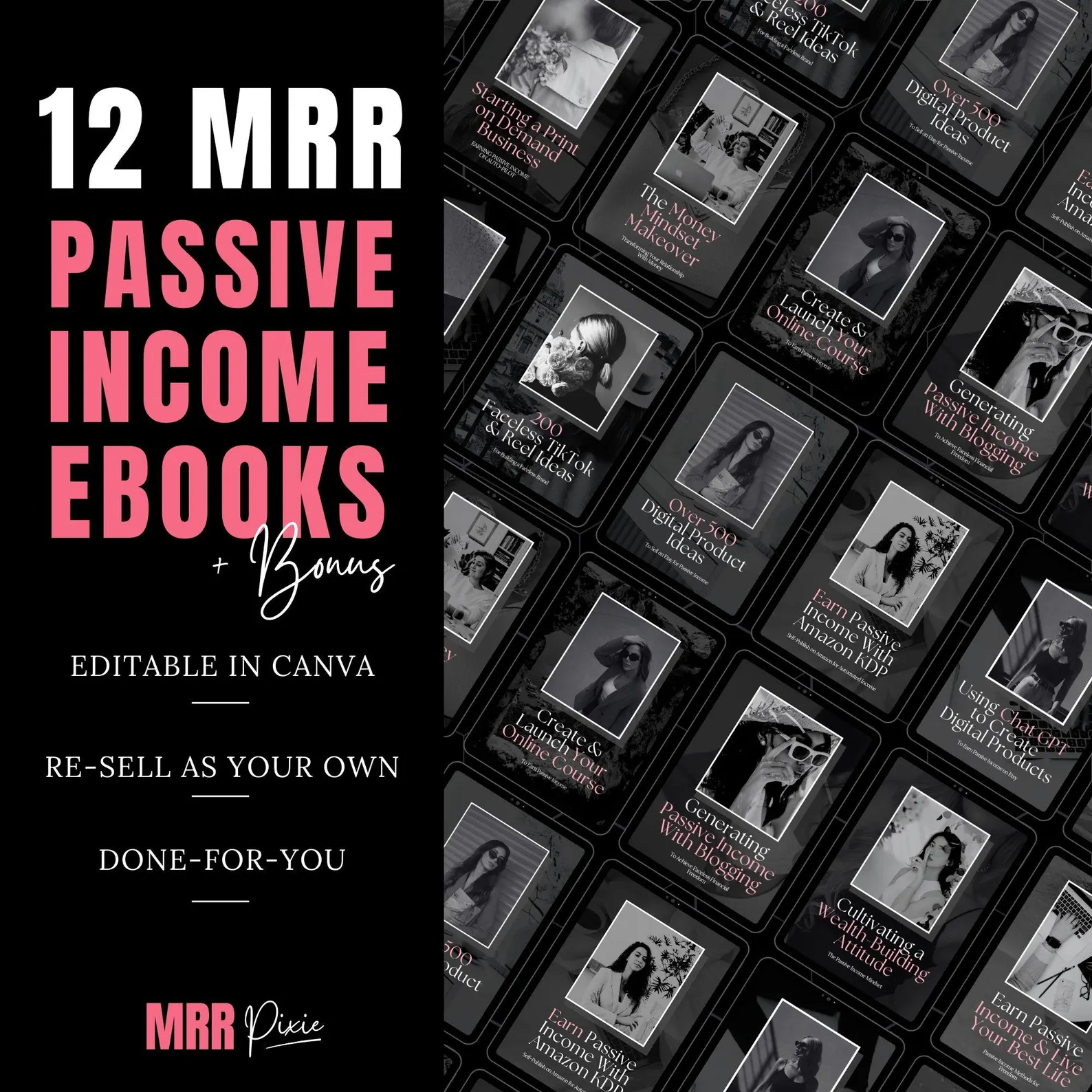 Passive Income Power Pack – MRR eBook Bundle