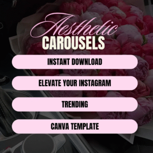 100 Elegant Pink Instagram Carousel Templates