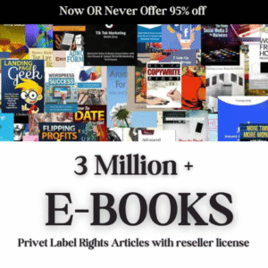 3 Million+ Ebooks + 3 Million PLR