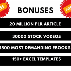 2 Million+ eBooks Collection with 2 Million PLR Articles Bonus & Reseller Rights