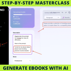 AI eBook Masterclass with Step-by-Step Videos