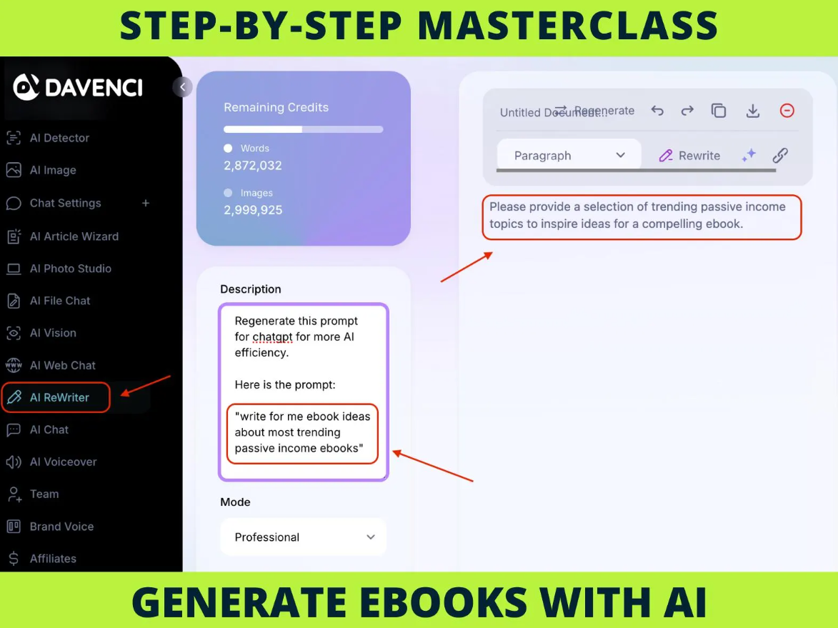 AI eBook Masterclass with Step-by-Step Videos - Image 6