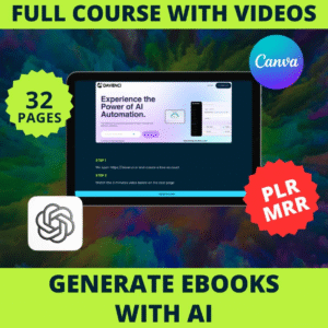 AI eBook Masterclass with Step-by-Step Videos