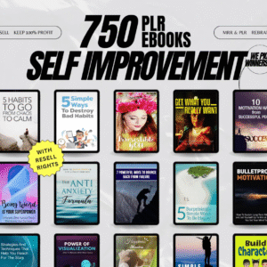 Self-Improvement eBook Bundle | 750 Digital Books with Resell Rights