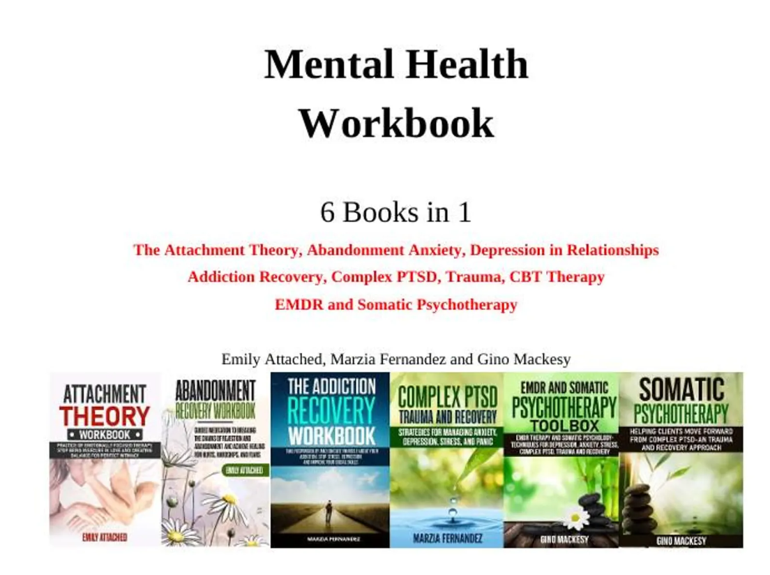 Mental Health Workbook: 6 Guides in 1 - Image 2